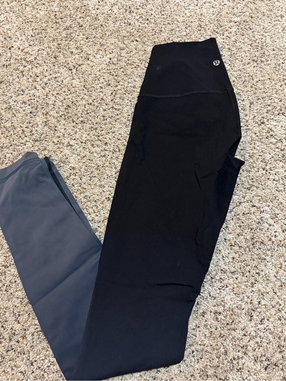 lululemon ombré black leggings